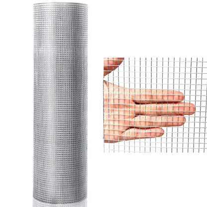48″ x 50′ Roll of 1/4″ 23-Gauge Square-Mesh Galvanized Hardware Cloth