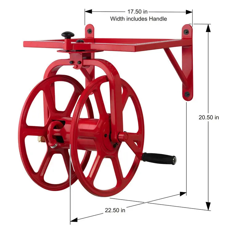 Liberty Garden Revolution Multi Directional Hose Reel, Steel