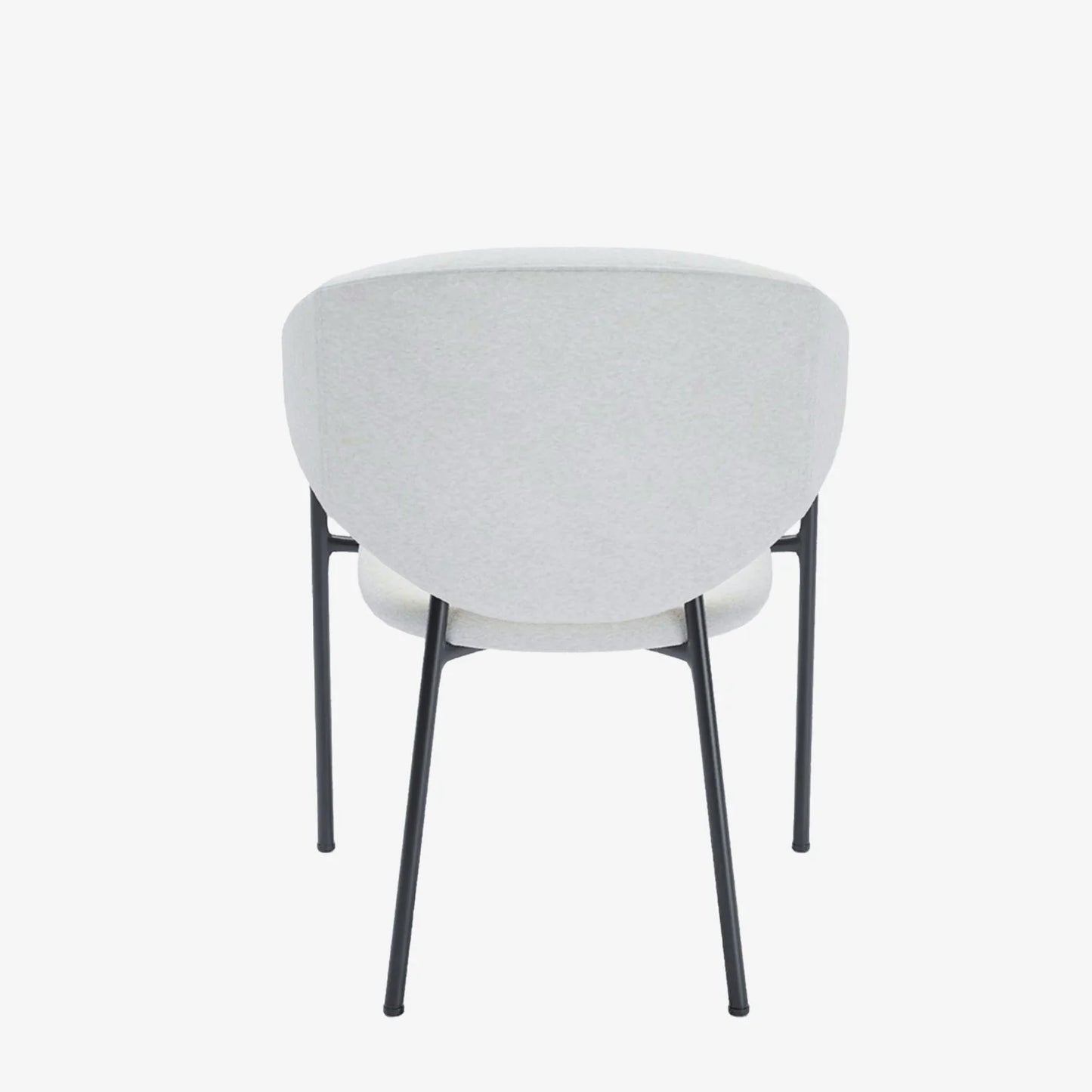Lot de 2 chaises avec accoudoir design en velours beige Jeanne