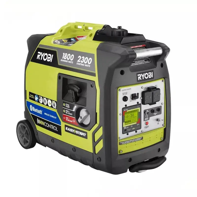 2300-Watt Quiet Portable Gas Generator for Home and Jobsite Use