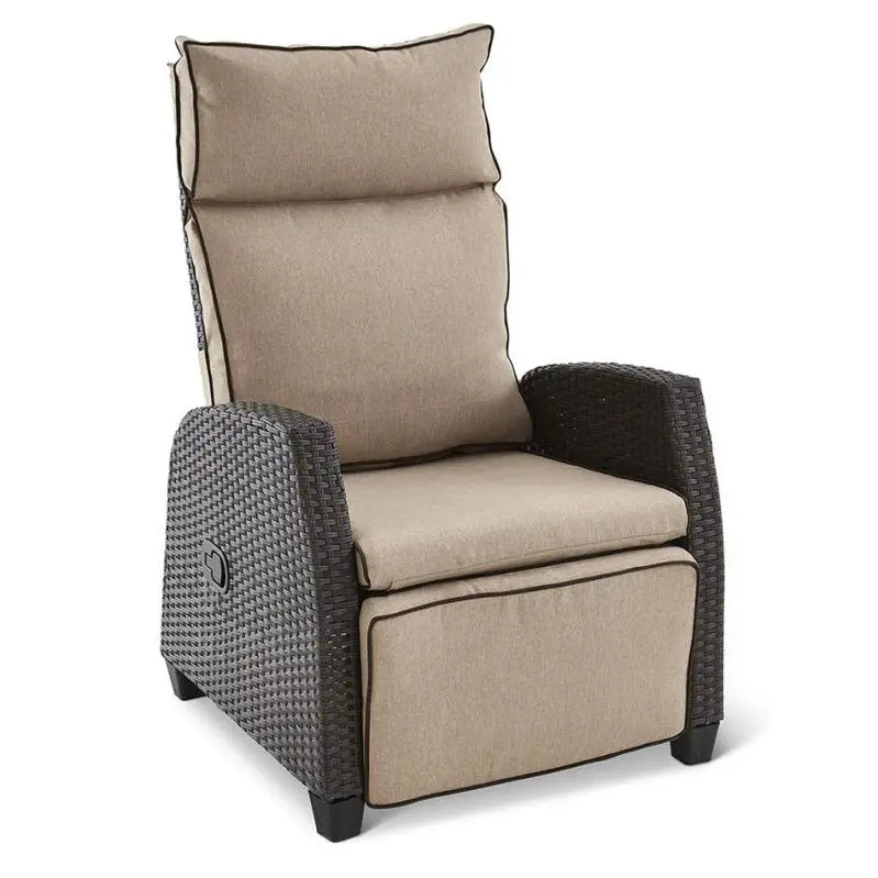 All-Weather Outdoor Recliner Chair  Weatherproof Construction for Patio or Deck Use