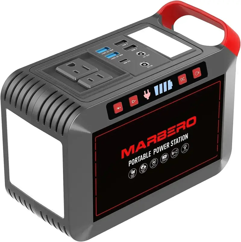 Compact Portable Power Station — 88Wh Solar-Compatible Lithium Battery with Fast-Charging Output