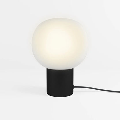 Lampe à poser vintage en métal noir