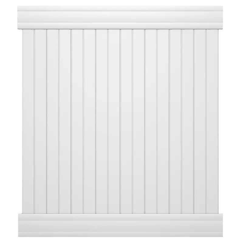 Pro Series Hudson 6×6 White Vinyl Privacy Fence Panel Kit