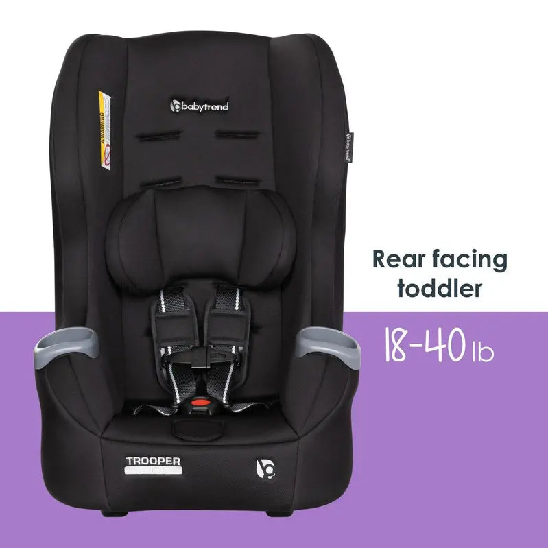 Baby Trend Trooper 3-in-1 Convertible Car Seat  All-Stage Safety Seat in Desert Black