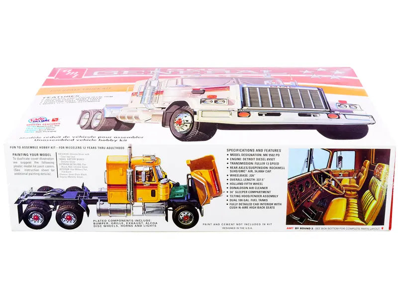 AMT AMT1272 1976 GMC General Semi Model Tractor  Plastic Model Kit
