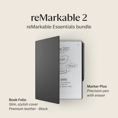 reMarkable Paper Tablet (10.3¡å) with Marker Plus &amp; Premium Leather Folio  Digital Note-Taking Device