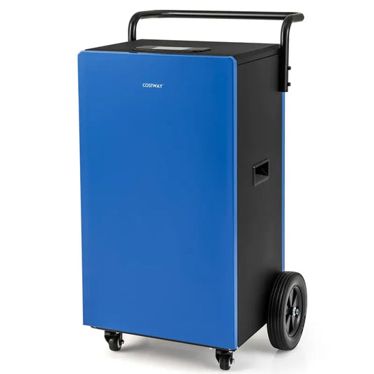 215-Pint Industrial Dehumidifier  Heavy-Duty Commercial Unit with Drain Hose & 24-Hour Timer