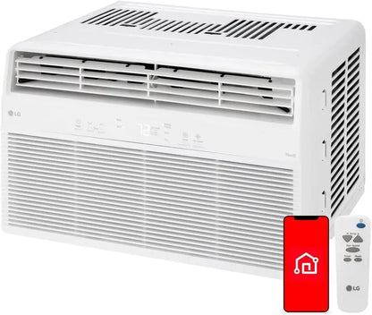 LG 6,000 BTU Window Air Conditioner  115V Efficient Cooling for Spaces up to 250 sq ft