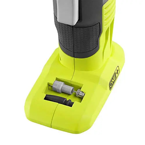 RYOBI ONE+ 18V Cordless Inflator with Digital Pressure Gauge  150 PSI Portable Air Pump