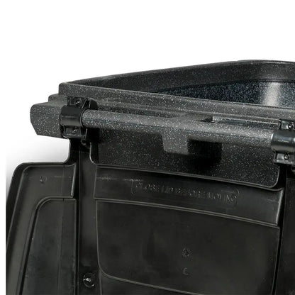 Toter 96-Gallon Residential Trash Can  Heavy-Duty Wheeled Bin with Smooth-Roll Casters & Secure Lid