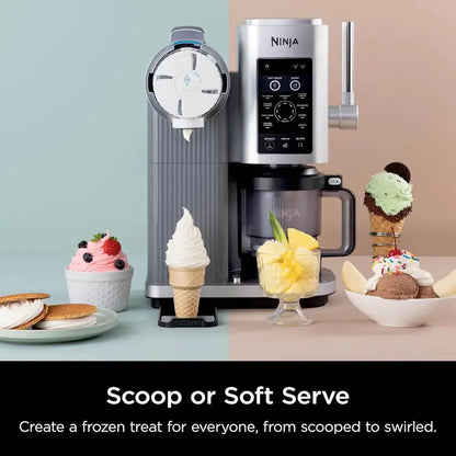 Swirl by CREAMi Ice Cream Maker  13-Program Frozen Dessert Machine (Sorbet, Soft Serve, Yogurt), Includes Two 16oz Pints (NC701)