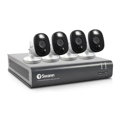 Swann 8-Channel 1080p 1TB DVR Surveillance System with 4 1080p Bullet Cameras