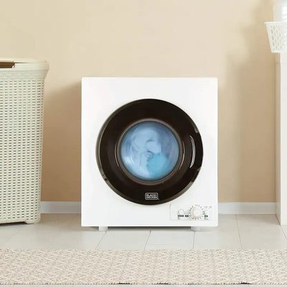 Compact 1.5 Cu. Ft. Vented Portable Dryer  850W Energy-Efficient Electric Dryer with Stainless Steel Drum (5.5 lb Load)