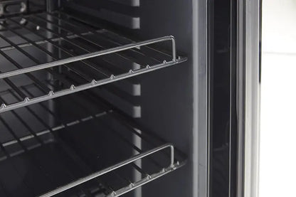 Swan 80L Undercounter Glass-Front Fridge  Compact Beverage, Wine & Beer Cooler