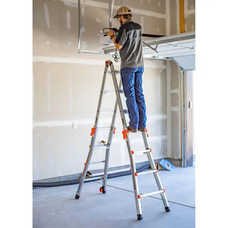 Little Giant Velocity 17-Foot Multi-Position Ladder  Type 1A Duty Rating, Aluminum Construction
