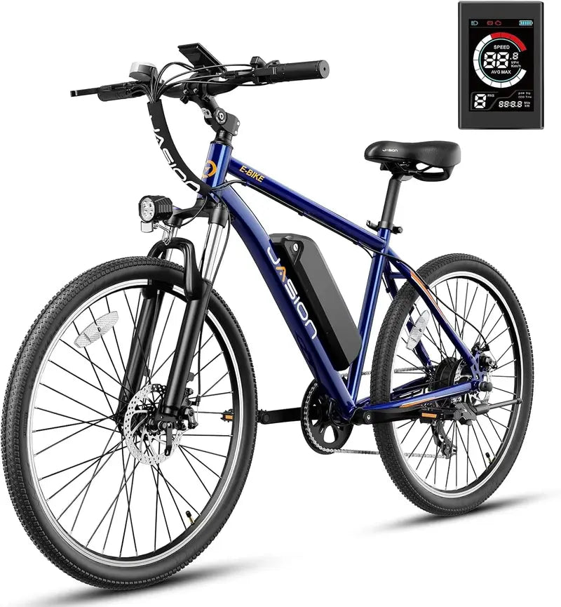 500W Folding Electric Bike for Adults  20 mph, 40-Mile Range, Compact Ebike with Smart Hill Assist