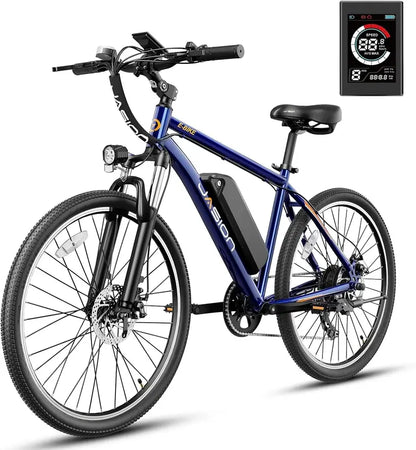500W Folding Electric Bike for Adults  20 mph, 40-Mile Range, Compact Ebike with Smart Hill Assist