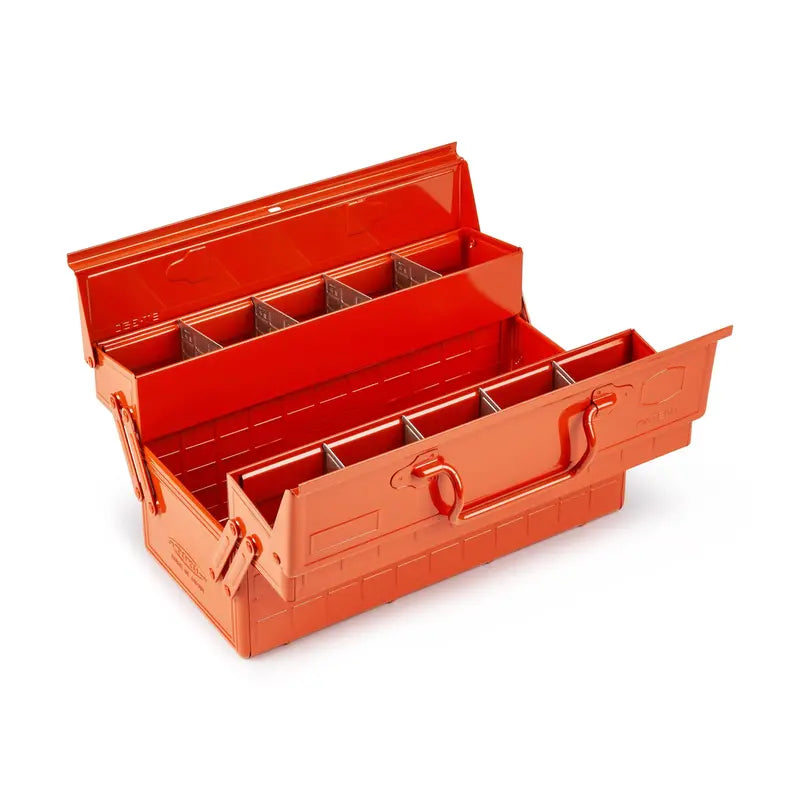 Toyo ST-350 Industrial Tool Box  Burnt Orange Finish