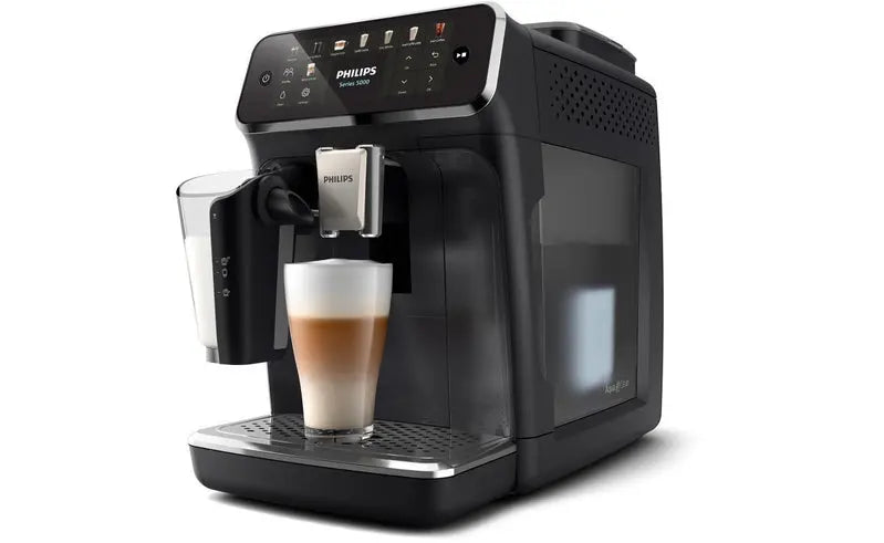 Philips Series 5500 Fully Automatic Espresso Machine  One-Touch Brewing, Integrated Grinder & Milk Frother