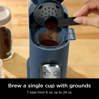 Ninja Single-Serve Coffee Maker  K-Cup and Grounds Compatible, Compact Design with Brew Flexibility
