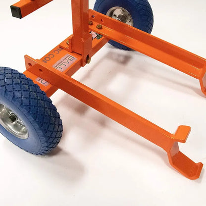 Ballard Super Jack Pro Mower Lift  High-Visibility Orange, Heavy-Duty Stand-Up Jack for ZTRs and Walk-Behinds