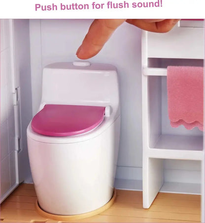 Barbie DreamHouse Dollhouse  Interactive Playset with Elevator, Lights, Sounds & 70+ Accessories
