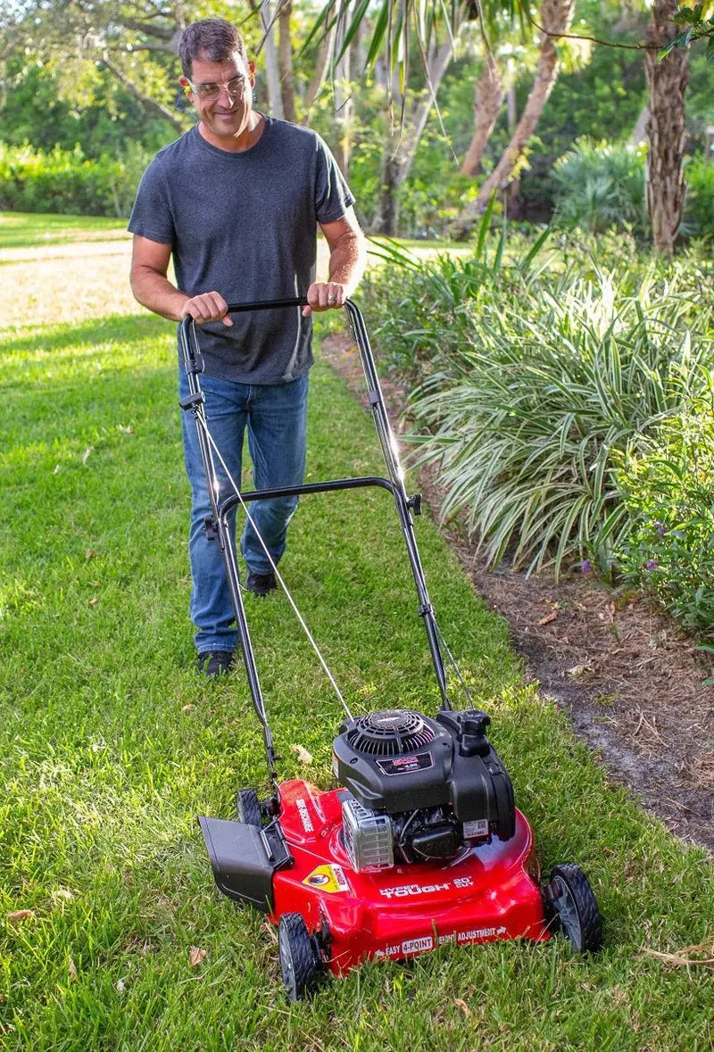 20-Inch Gas-Powered Lawn Mower with 125cc Briggs & Stratton Engine