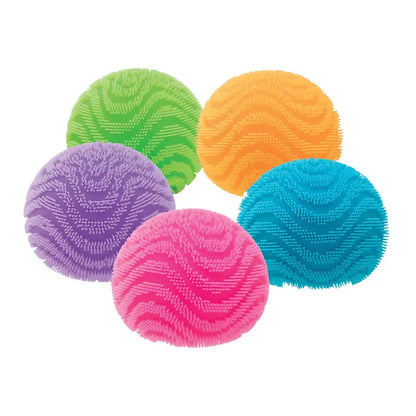 NeeDoh Fuzz Ball Wonder Waves  Textured Wave-Design Fuzzy Sensory Ball