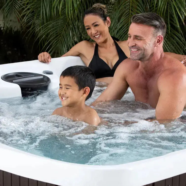 Lifesmart Leganza 6-Person Hot Tub — Rectangular 90-Jet Spa with Ozonator Sanitization