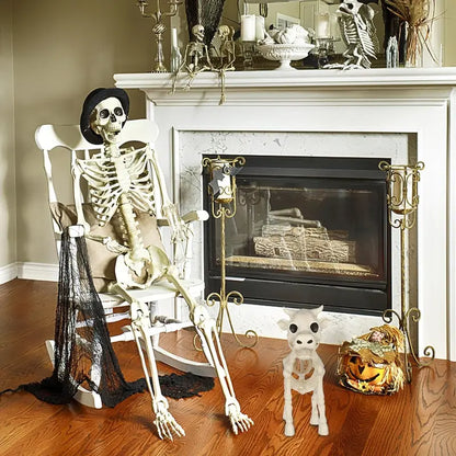 2023 Cow Skeleton Prop  Realistic Halloween Yard Decoration