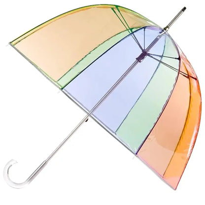 Clear Dome Bubble Umbrella for Adults  Weather-Resistant Outdoor Rain Protection