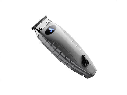 Andis Professional Corded/Cordless T-Outliner Trimmer, Carbon Steel Blade, Heavy-Duty Motor, Grey