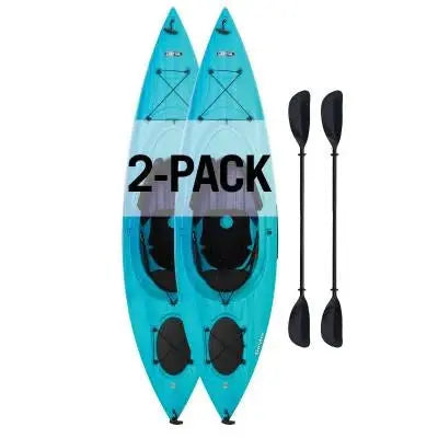 Lifetime Guster 100 Sit-In Kayak  Two-Piece Pack with 457-Model Design