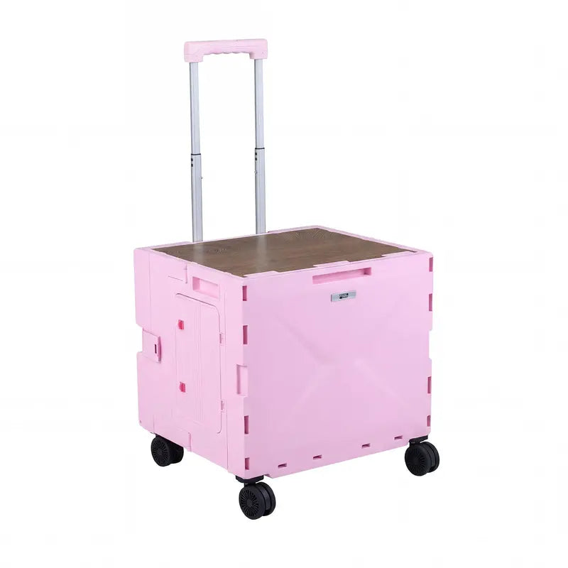 Lightweight Foldable Utility Cart with 360° Swivel Wheels