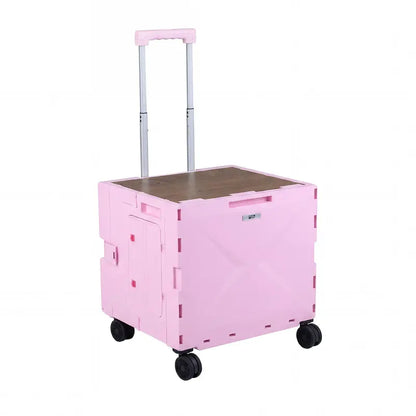 Lightweight Foldable Utility Cart with 360° Swivel Wheels