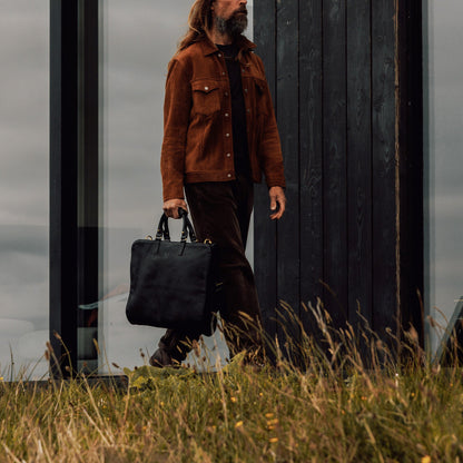 Leather Trifold - Black