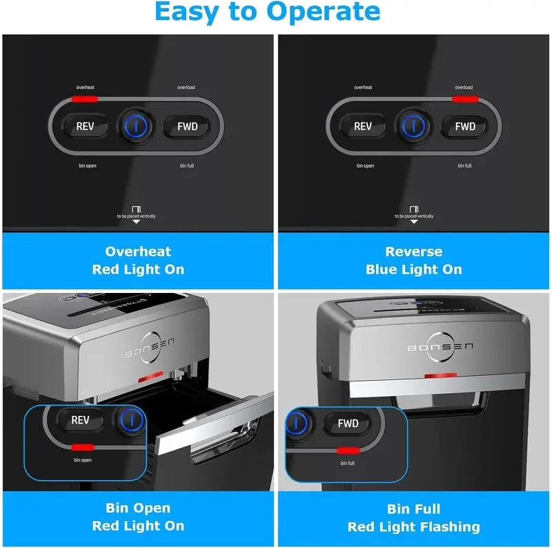 Commercial-Grade Cross-Cut Paper Shredder  24-Sheet Capacity, 40-Min Continuous Run, P-4 Security Level (S3105)