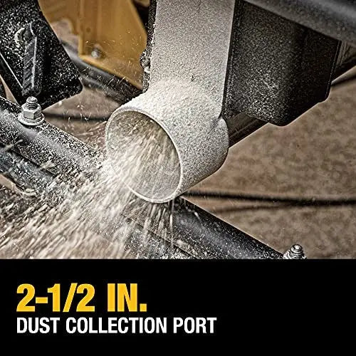 DEWALT DW745 10-Inch Compact Jobsite Table Saw  32.5-Inch Rip Capacity, 15-Amp Motor, Rolling Stand Included