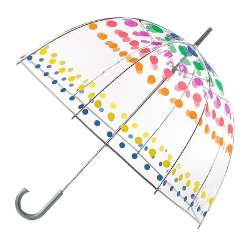 Clear Dome Bubble Umbrella for Adults  Weather-Resistant Outdoor Rain Protection