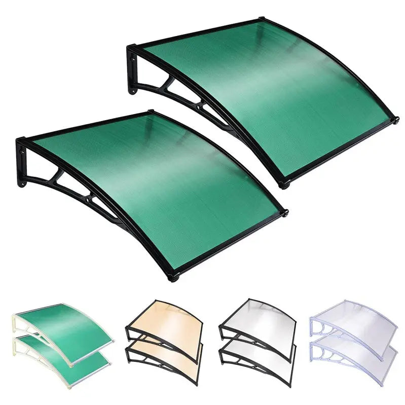 2-Pack 3-Foot Awning Covers for Patio Windows  Rain Protection & UV Shade