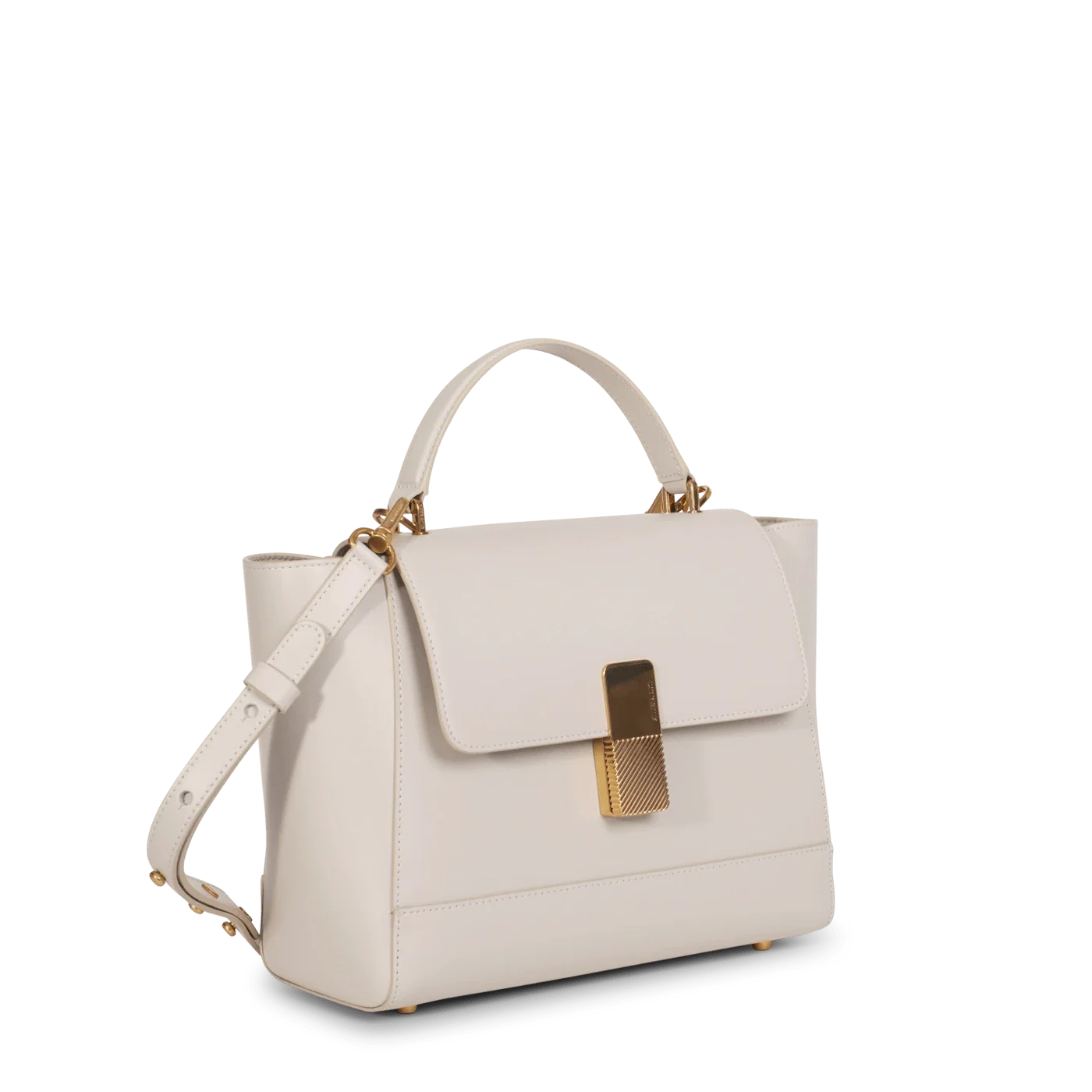 Marly - Cuir Box Blanc Cassé