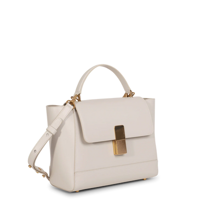 Marly - Cuir Box Blanc Cassé