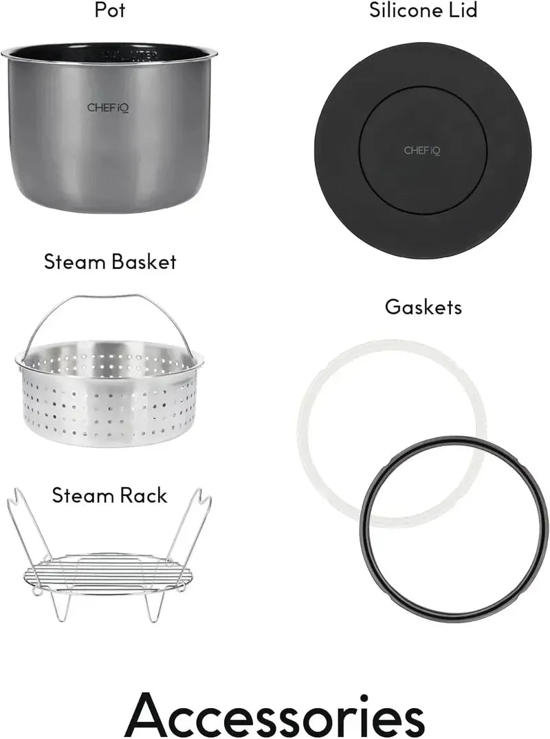 CHEF iQ Smart WiFi Pressure Cooker  10-in-1 Multi-Cooker with Built-In Scale & App Control