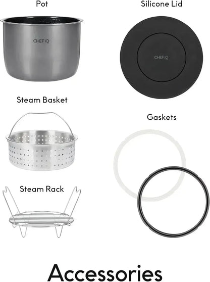 CHEF iQ Smart WiFi Pressure Cooker  10-in-1 Multi-Cooker with Built-In Scale & App Control