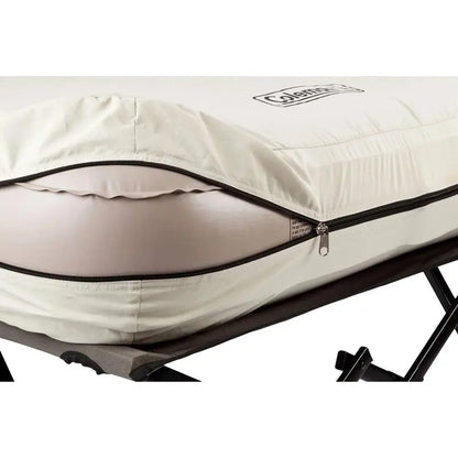Coleman Adult Camping Cot + Air Mattress Bundle  Portable Sleep System for Outdoors
