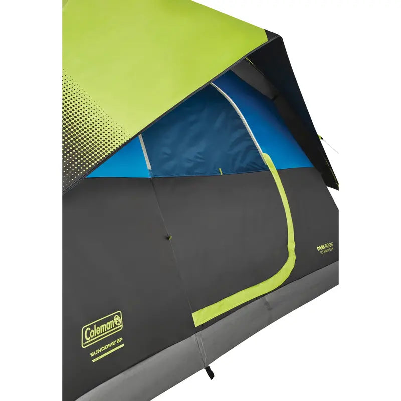 Coleman 6-Person Sundome Dark Room Dome Camping Tent