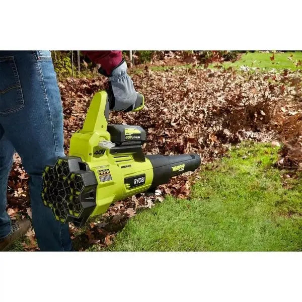 Ryobi 40V Brushless Cordless Mower & Multi-Tool Kit  20-Inch Self-Propelled Mower, Trimmer, Blower, 2 Batteries & Chargers