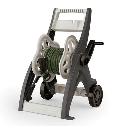 Suncast Hosemobile 175-Foot Wheeled Hose Reel Cart  Gray, All-in-One Storage & Mobility