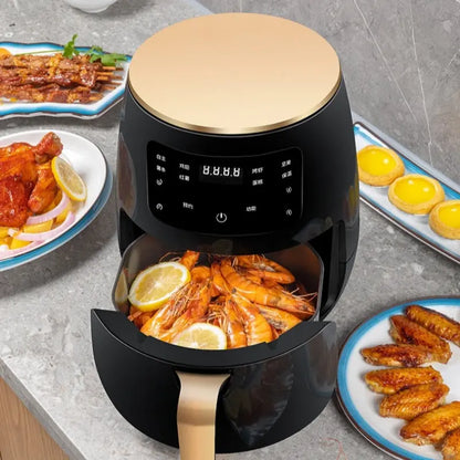 5L Intelligent Air Fryer  Fully Automated Cooking with Digital Interface